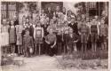 Klassenfoto ca. 1947 mit Lehrer Vitus Teige, Foto StAH