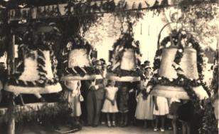 Glockenweihe im Jahre 1958 in Haag. (Foto: Anton Kloiber)