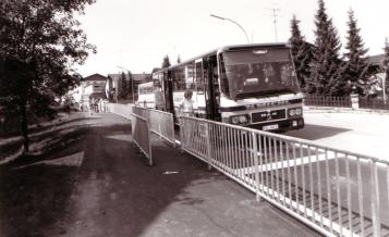 Busbucht 1987 (Foto aus Festschrift der Schule 1987)