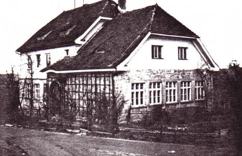 Schule Oberdiendorf im März 1964 vor dem Umbau, Foto Archiv Schule