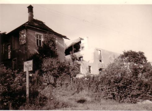 Abbruch der Schule 1958, Foto Archiv Schule